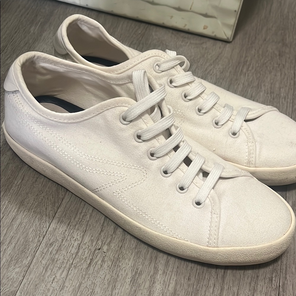 Classic White Canvas Sneakers